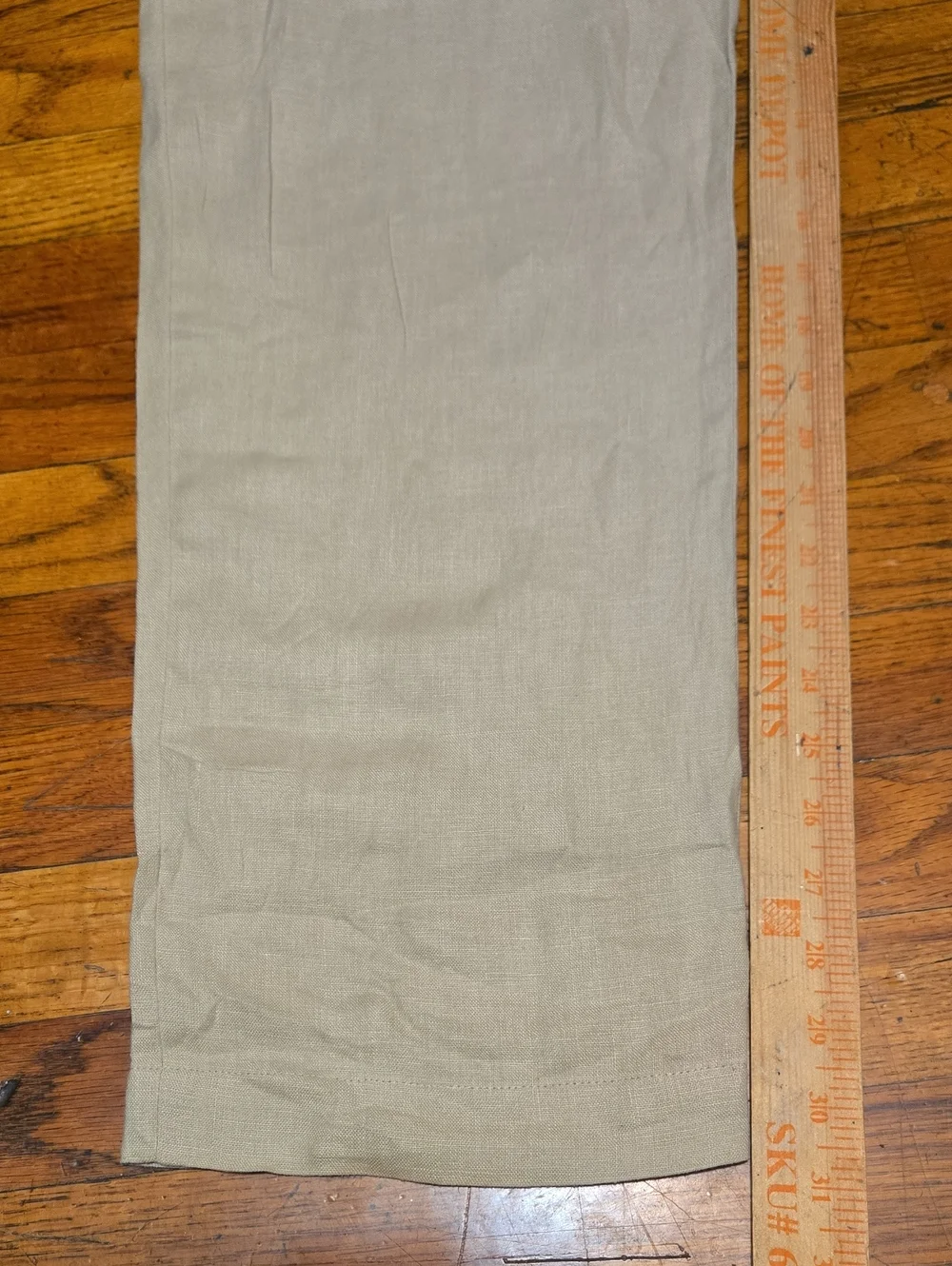 Brooks Brothers 346 Men's Pants 100% Linen Chino Beige Khaki 33x32 (32x31)